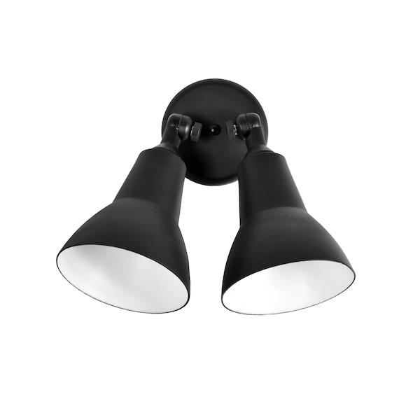 Maxim Lighting Outdoor Essentials 2-Light 18.5" Wide Black Outdoor Wall Sconce 92008BK - main